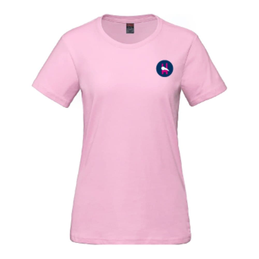 T-shirt coton femme, Rose