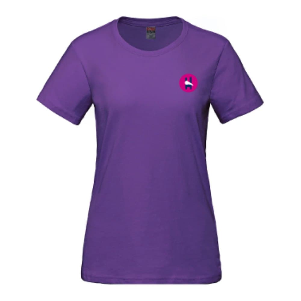 T-shirt coton femme, Mauve