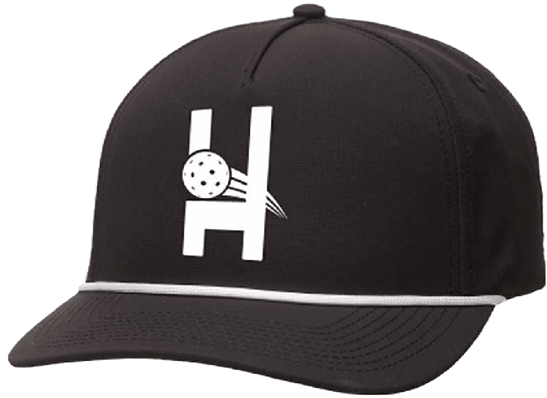 Casquette H à corde · Noir